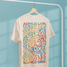 Load image into Gallery viewer, Acrylic Colored Chameleon T-Shirt - Off-White