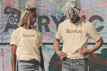 Load image into Gallery viewer, Acrylic Colored Chameleon T-Shirt - Off-White